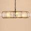 Colorful Chandelier With Ceiling Fan Crystal Pendant Lamp