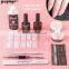 Acrylic Poly gel Kit 7 colors 30ml Hard Poly-gel Kit Soak Off Quick Nail Extension Brush Tips Set