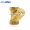 y-type High quality  brass strainer for water supply brass valve 2 way check valve