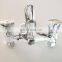 Double handle shower faucet bath mixer tap