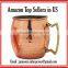 Hammered pure absolut 100% solid manufacturer moscow mule copper mugs wholesale for smirnoff vodka and