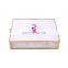 display cosmetic sets counter organizer glass case brass frame eyewear display case with mirror
