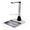 High Definition Scanner 5.0 Mega Pixels LED 2592x1944 A4 A5 Document Book Photo ID Scanning Camera FZ500