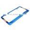 Titanium Blue Car Number Plate Holder Metal Stainless Steel License Plate Frame