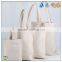natural cotton canvas fabric tote handle bags