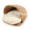 Water Hyacinth Natural Pet House Basket For Dogs And Cats With Sleeping Bed Mattress