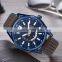 MINI FOCUS 0152G Fashion Casual Men Quartz Watch Brand Luxury Wristwatches Calendar Waterproof Leather Strap Watches