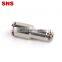 SNS JPG Series push to connect nickel-plated brass straight reducing metal quick fitting pneumatic connector for air hose tube