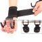 Weight Lifting Gym Training Straps Hook Bar Wrist Support Lift Wraps,Bodybuilding Power Weight Lifting Hooks, Pull Ups hooks