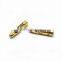 23mm Gold Custom Shoelace Aglet Metal Crimp Aglets