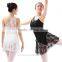 Performance Lace Ballet Costumes, Lace Leotard With Skirt