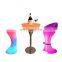 Cocktail Table Wedding Light Club Led Furniture Glowing Bar Chairs for Wedding Night Club LED Bar Tables for Party and Event