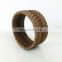 Hot Sale Handwoven Rattan bangle bracelet Set Of 3, Natural wicker straw circle bracelet cheap wholesale Vietnam Supplier