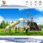 Amusement park Outdoor plastic slide Climbing Rope Children Playground Equipment