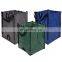 Foldable green 72 gallons waterproof garden leaf waste bags with 4 handles