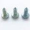 hex flange head self tapping screw hex washer head with/without serrations under head