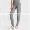 Best Ribbed Breathable Fitness Training Gym High Waist With Pocket Yoga Leggings Pants For Women Workout Sports Activewear