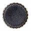 Wholesale Luxury Purple Colored Glass Charger Plate For Wedding Decoration Tableware