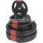 Black/Red Weight Plate with three built-in Grips/Weight lifting