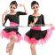Latest design latin dance costume for kids competition with drill good quality latin dance costume
