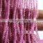 Wholesale Fine Quality Pink Sapphire Smooth Roundelle Beads