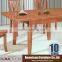 Chinese restaurant rectangle wood dining table