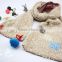 Fashion Cute Small Square Cloth Sewed Two-layer Pom Pom Style Boys Girls Baby Winter Scarf