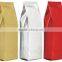 Side gusseted aluminum foil coffee bags