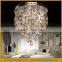 Modern Round Crystal Light Home Chandelier Pendant Lamp for Hotel Lobby