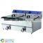 Counter top fast food restaurant fryer with valve and deep oil filter for potato chips and fish (SY-TF216V SUNRRY)