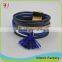 Wholesale charm bracelet fashion anal jewelry bracelet with different colors                        
                                                                                Supplier's Choice
