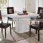 Stainless Marble Dining Table Solid Wooden Chair Table Stand