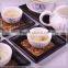 Fancy wooden cup mats, custom design coffee cup mat
