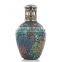 Mosaic Mason Decorative Jar Indoor Round Glass glass oil lamp with wicks