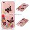 Transparent TPU phone case in pattern , sample free mobile phone fashion designed case for iphone 6/6S PLUS