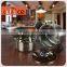 Made in China Stainless steel 5pcs Colored round shape cookware pot set
