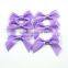 hot sale purple craft mini ribbon bow for bra decor