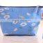 Forest Fresh Design Large Volume PU Leather Cosmetic Bag With Handle for Travel Storage