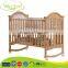 WBC-55 Custom Made Newzealand Wood Foldable Baby Cribs Cot Luxury