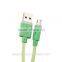 2016 universal data transfer cable micro USB 2.0 mobile data cable with led lighting