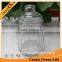 Small Ribbed Glass Storage Jar With Lid