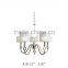 2015 Cotemporary metal chrome 5 light pendant lamp chandelier light