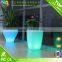 CE&ROHS approved waterproof Glowing plastic pot for flower/flower planter