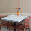KKR pure white dining table,esstisch kiefer,modern pure acrylic solid surface table