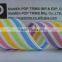 Rainbow Polyester Woven Ribbon