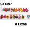 baby girl hair accessories button silk flower baby hair clips wholesale