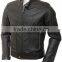 Men's Biker Leather Jacket in Black