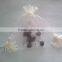 custom drawstring organza gift bag with tassel