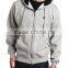 100% cotton french terry marl grey hoodie for men