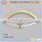 New style plastic light gold metal handle for lady's handbag